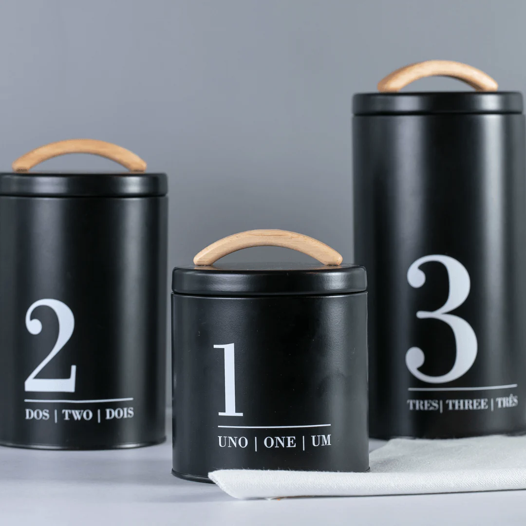 Porta Condimentos Metalla N1 preto 800ml - Image 2