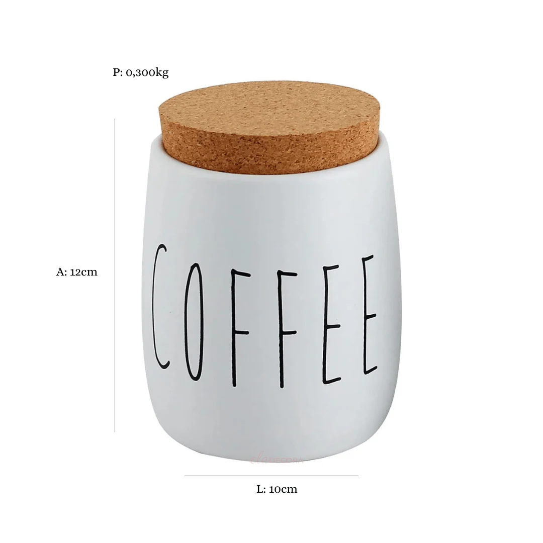 Porta Condimentos Oak Cafe Branco 850ml - Image 2