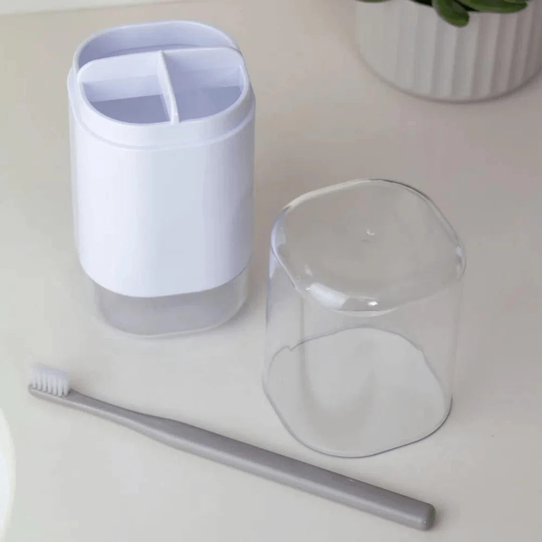Porta Escova Dual Branco - Image 2