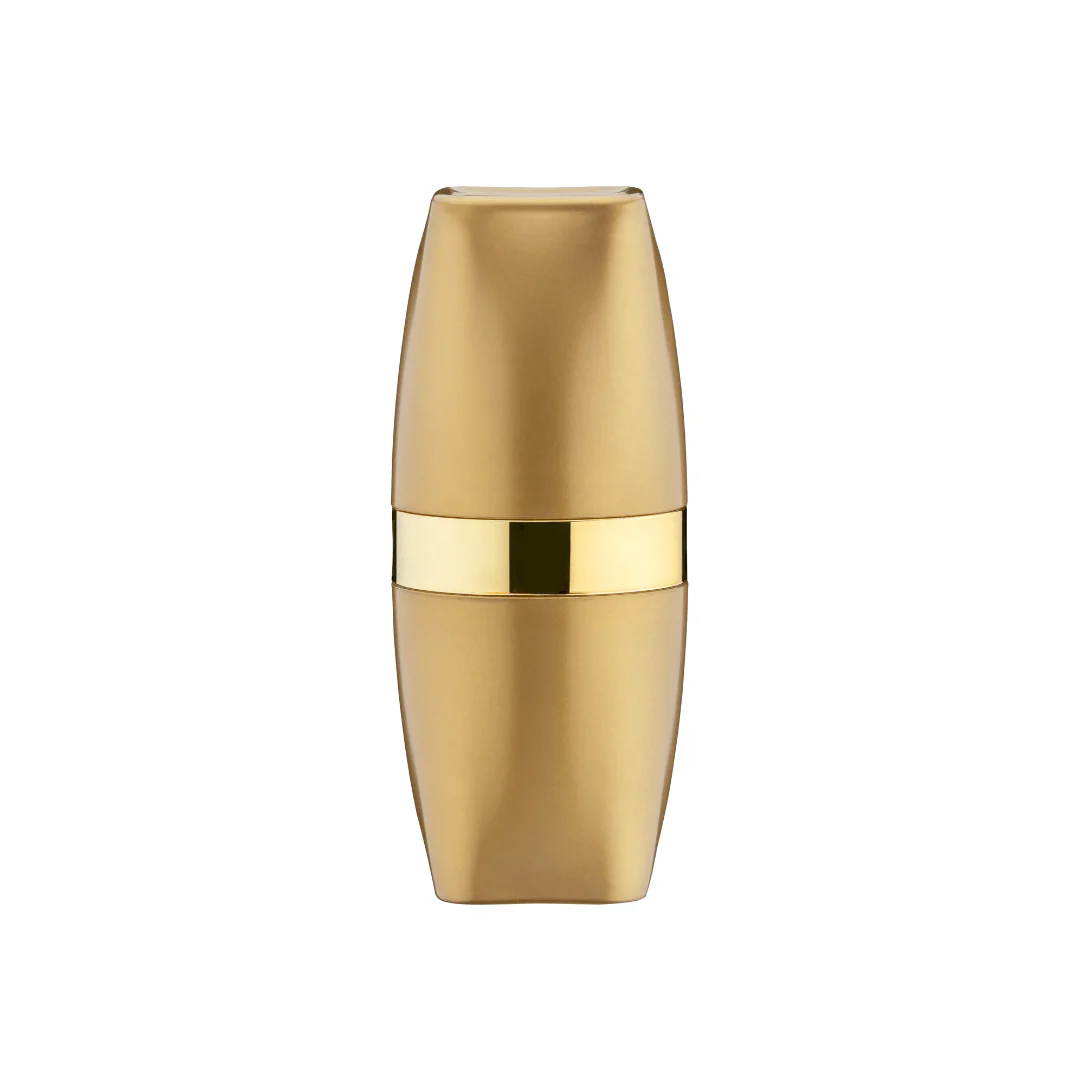 Porta Escova e Creme Dental Dourado