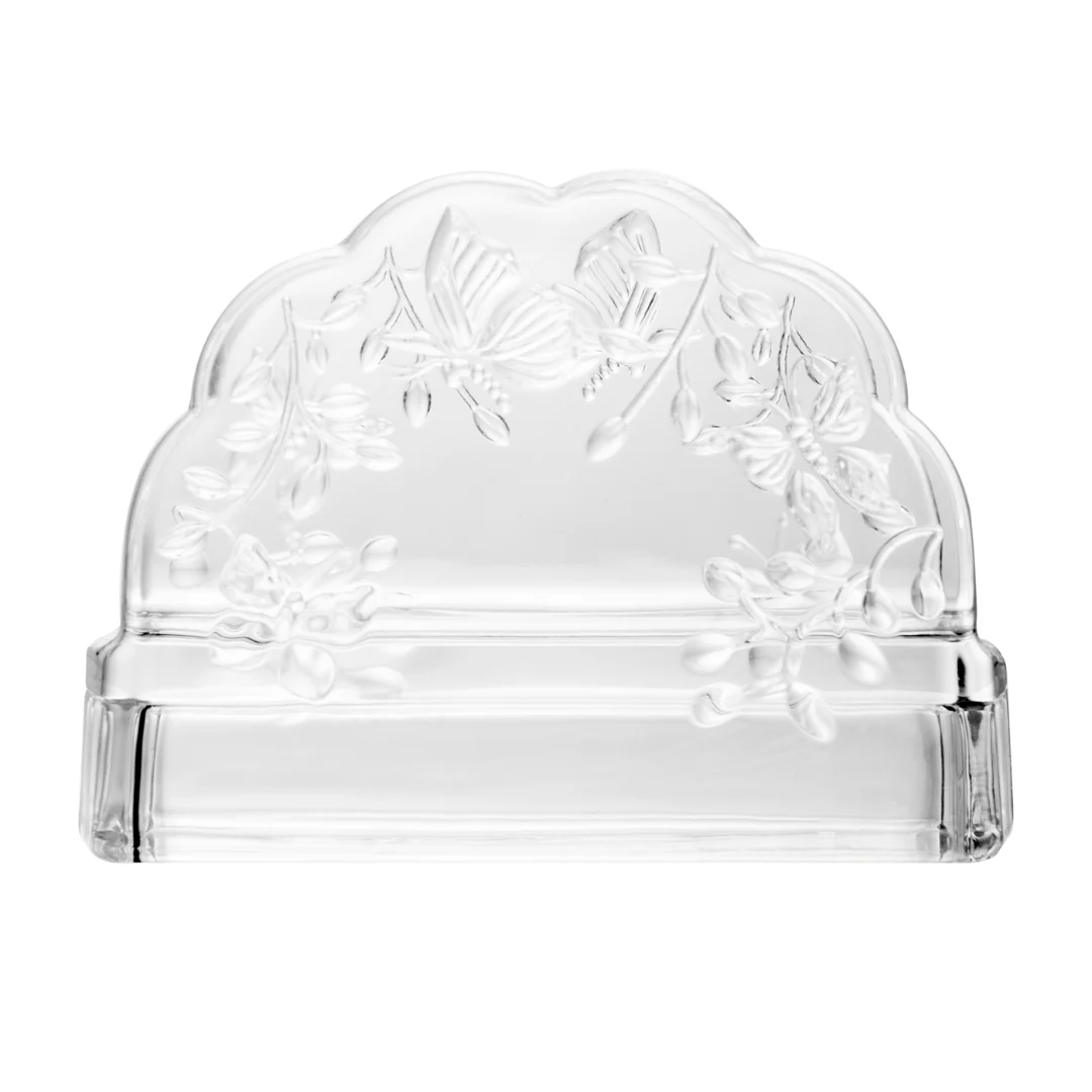 Porta Guardanapos em Cristal Ecológico New Butterfly 10,5cm - Image 6