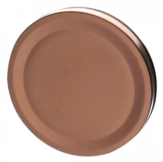 Porta Mantimento Redondo em Vidro Borossilicato com Tampa em Metal Rose Gold 1L 17cm x 10cm - Image 4