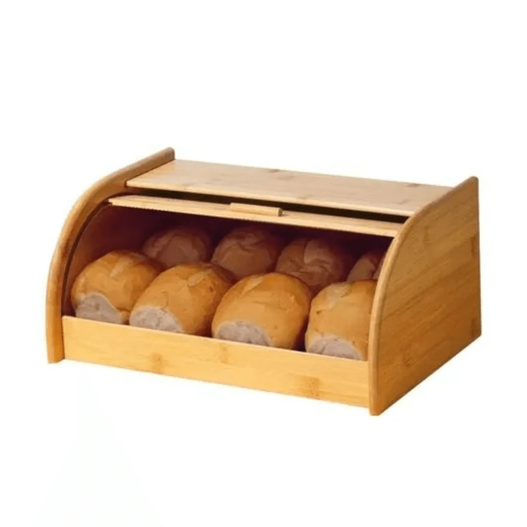 Porta Pão de Bambu 38cm - Image 6