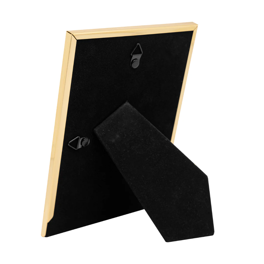 Porta Retrato em Aço Classic Dourado 13cmx18cm - Image 4
