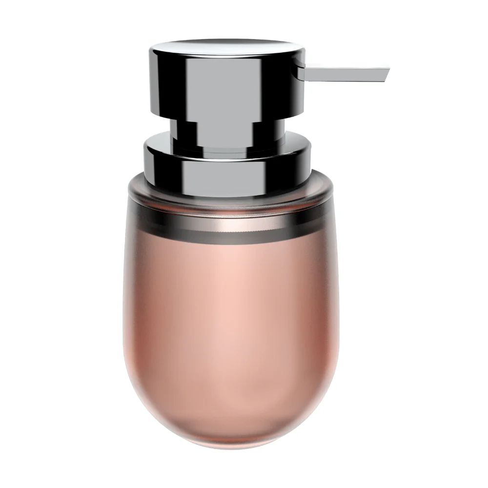 Porta Sabonete Líquido Belly Soft Rose Nude Translúcido - 400 ml