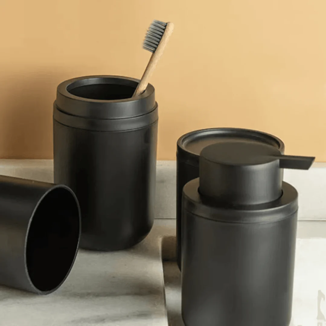 Porta Sabonete Liquido Bold Preto 300ml - Image 4