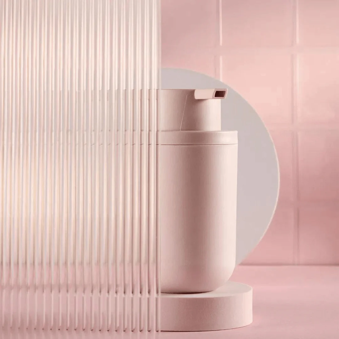Porta Sabonete Liquido Bold Rosa Duna 300ml