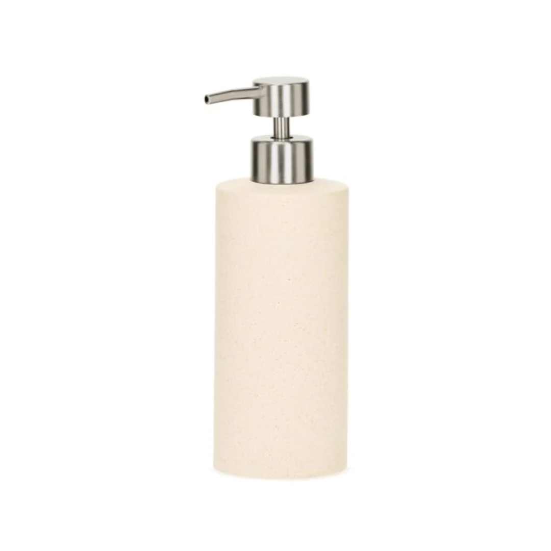 Porta Sabonete Liquido em Cerâmica Bege 21cm - Image 3