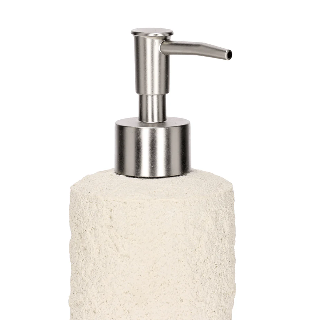 Porta Sabonete Liquido em Polirresina Branco 18,5cm - Image 7