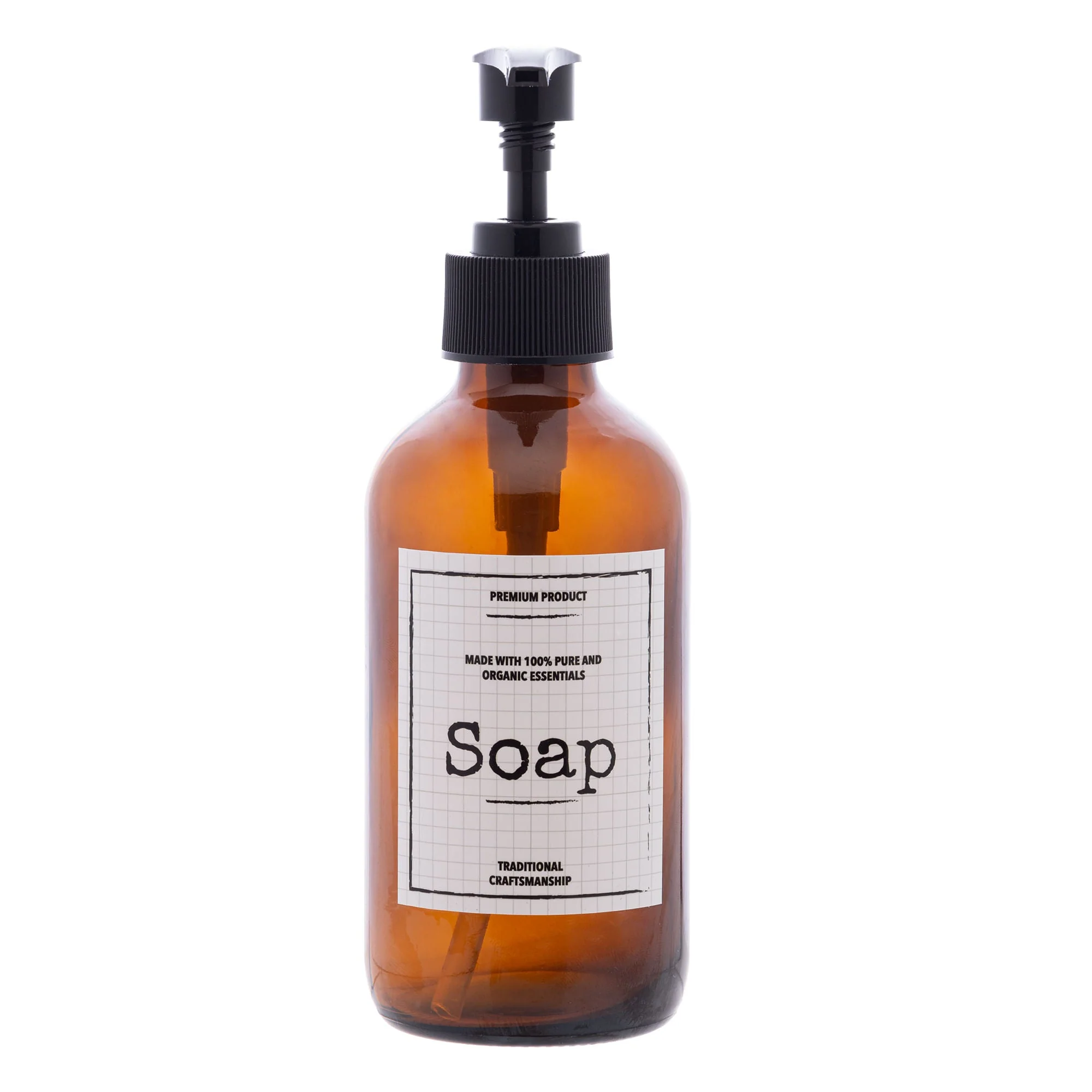 Porta Sabonete Liquido em Vidro Sodo-Calcico Ambar 250ml - Image 2
