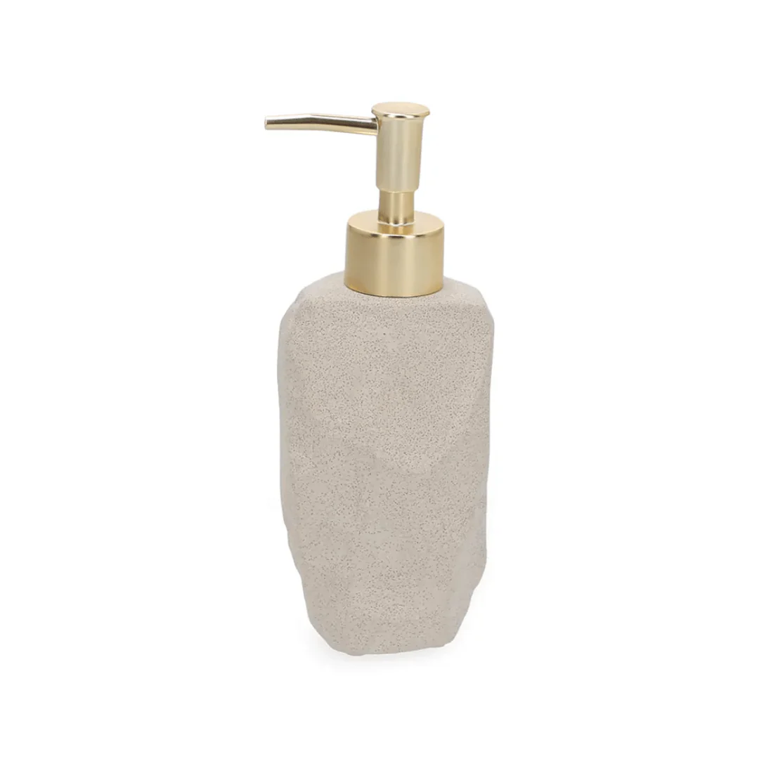 Porta Sabonete Liquido Organic em Cimento Bege 19cm - Image 4