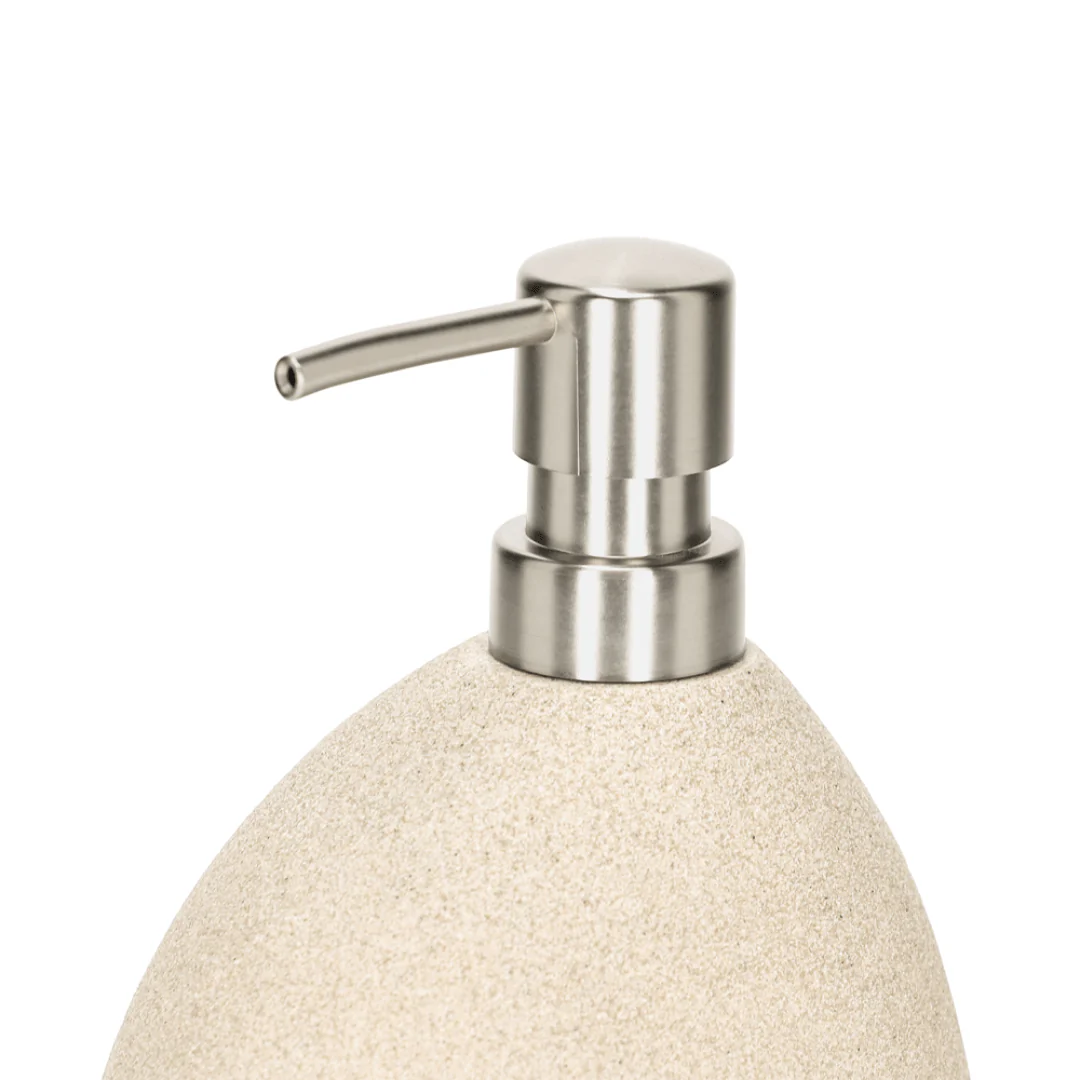 Porta Sabonete Liquido Oval em Polirresina Bege 31,5cm - Image 2