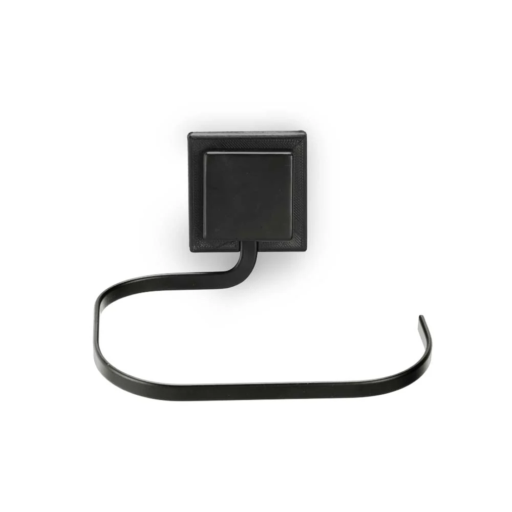 Porta Toalha de Rosto e Mãos 3M de Piatina Black Preto Fosco 16cm - Image 2