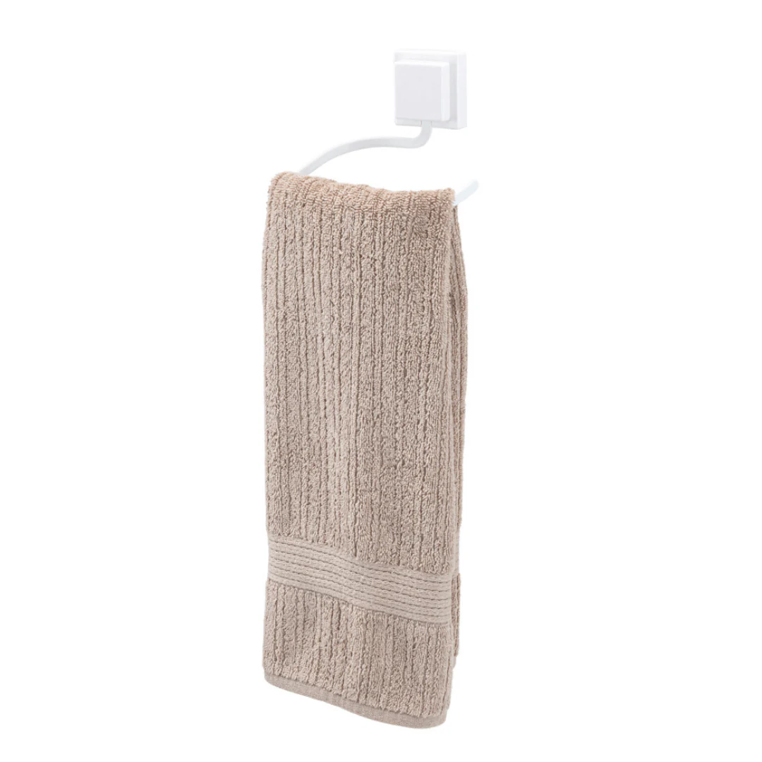Porta Toalha de Rosto e Mãos Aço Piatina 3M Branco - Image 3