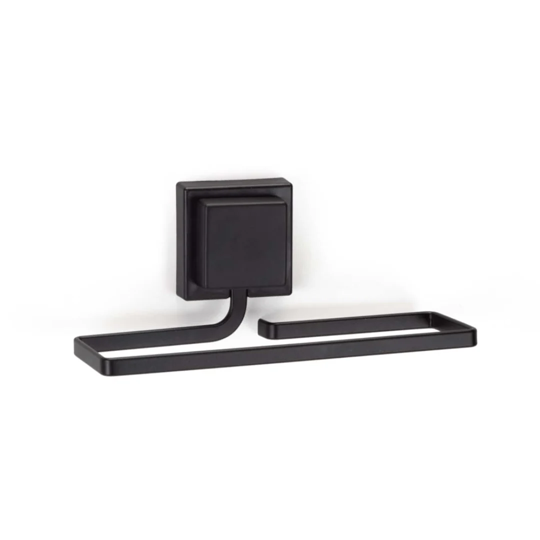 Porta Toalha de Rosto Piatina Fixação 3M Preto 20cm - Image 3