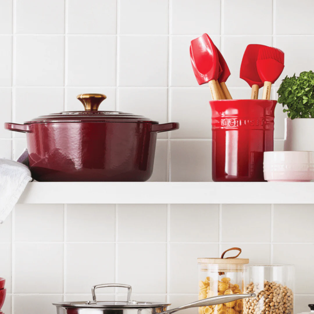 Porta Utensilios Cerâmica Clássico Vermelho 1 Litro Le Creuset - Image 2