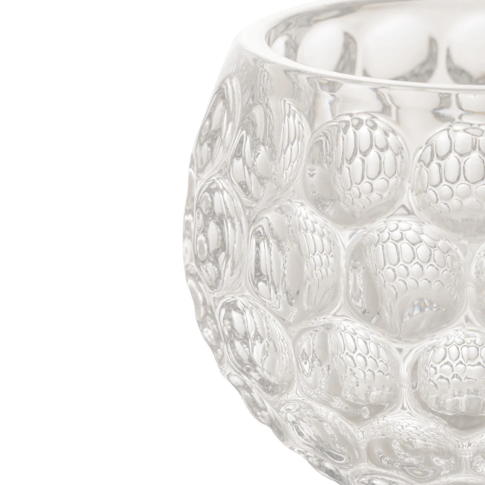 Vaso Decorativo Porta Velas Cachepot de Cristal - 11 x 9 cm - Image 2