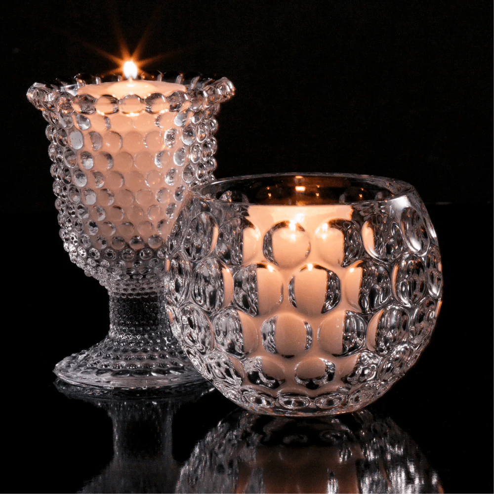 Vaso Decorativo Porta Velas Cachepot de Cristal - 11 x 9 cm - Image 4