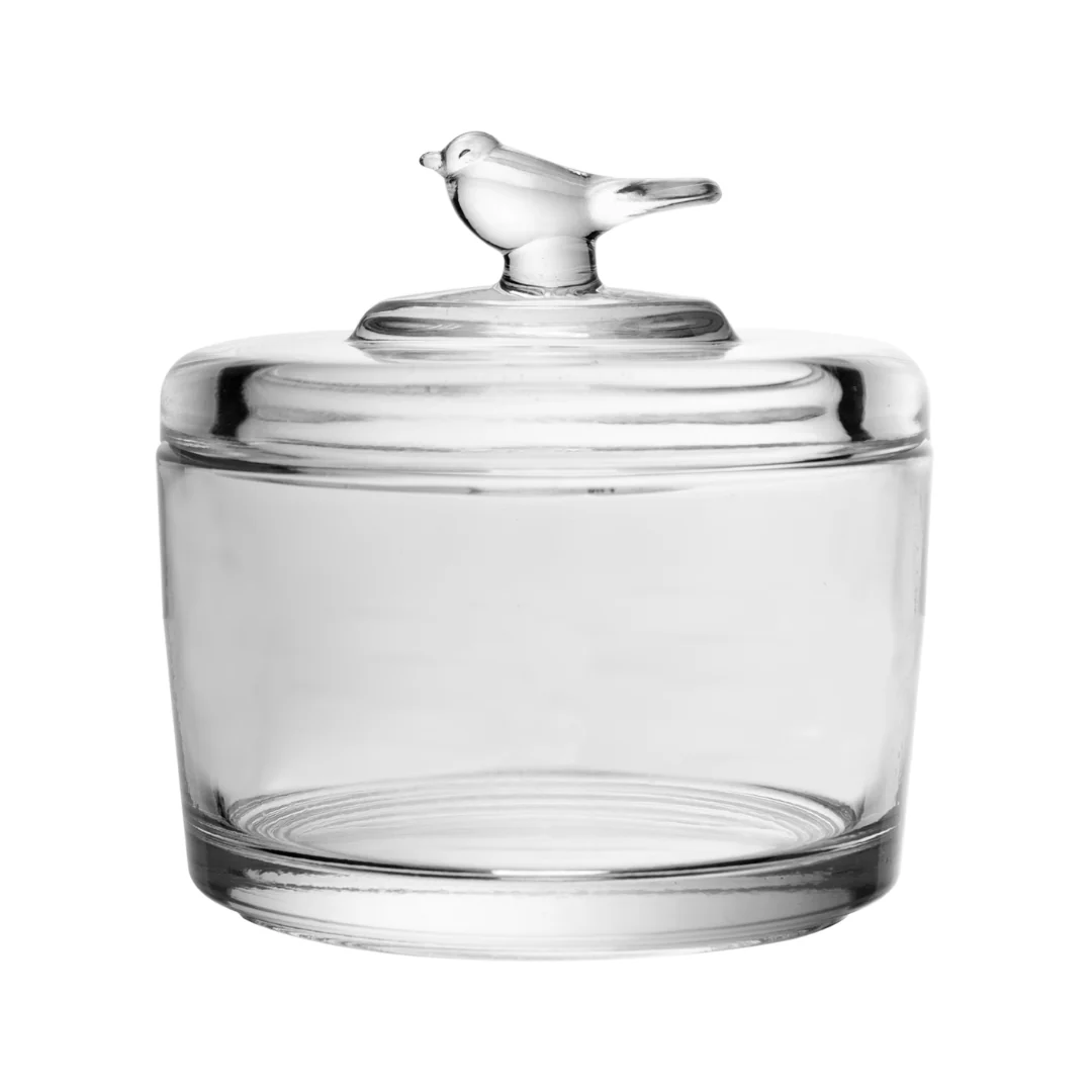Pote com Tampa Bird Cristal 7,5cm - Image 3