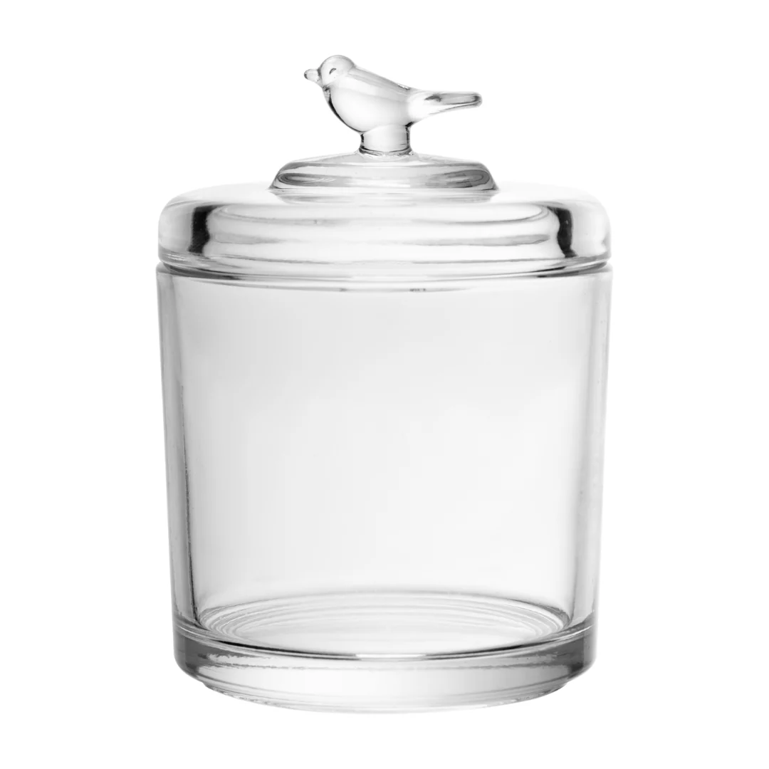 Pote com Tampa Bird Cristal 8,5cm - Image 8
