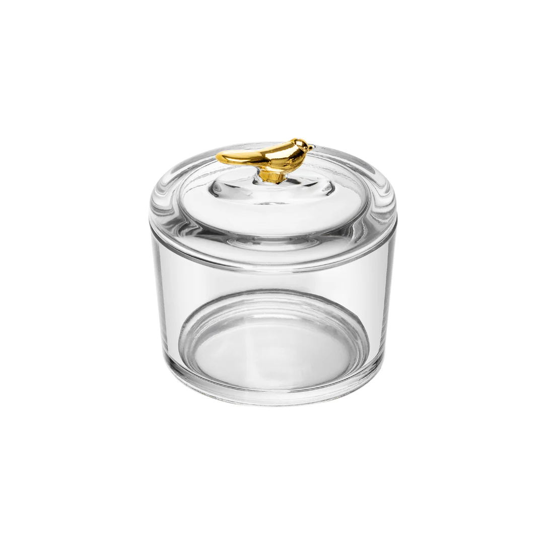 Pote com Tampa de Cristal Ecológico Golden Bird - Image 4