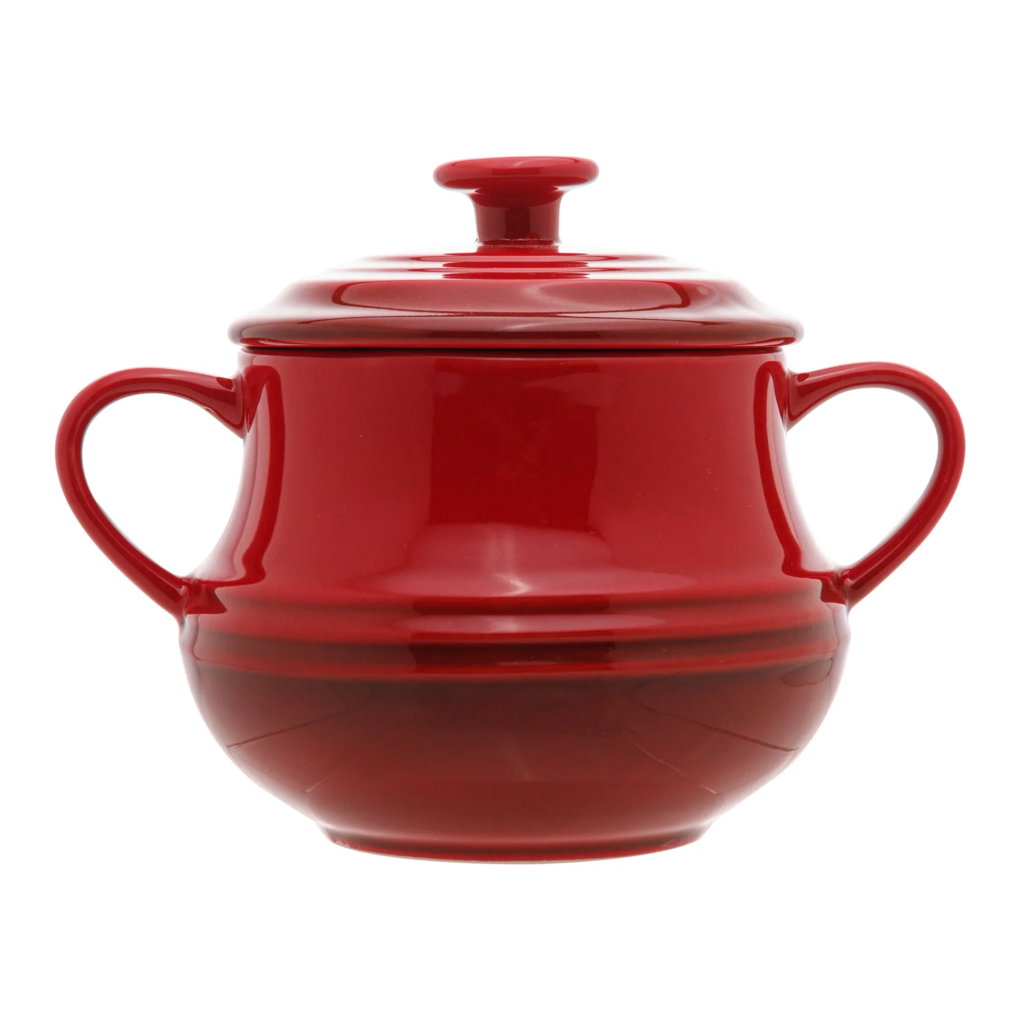 Pote de Cerâmica Retrô Vermelho 16,5cm - Image 2
