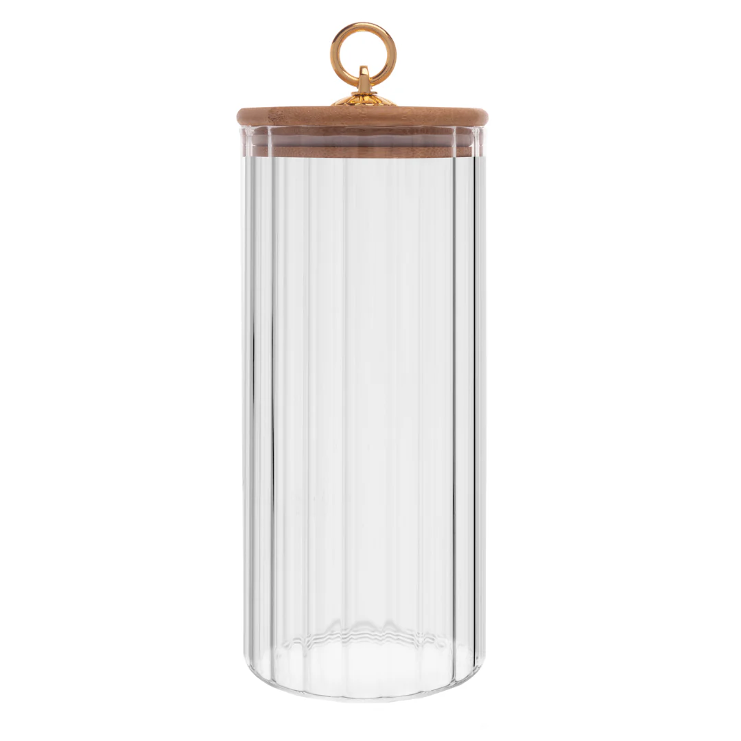 Pote de Vidro Classic com Tampa de Bambu 1,1 Litros - Image 5