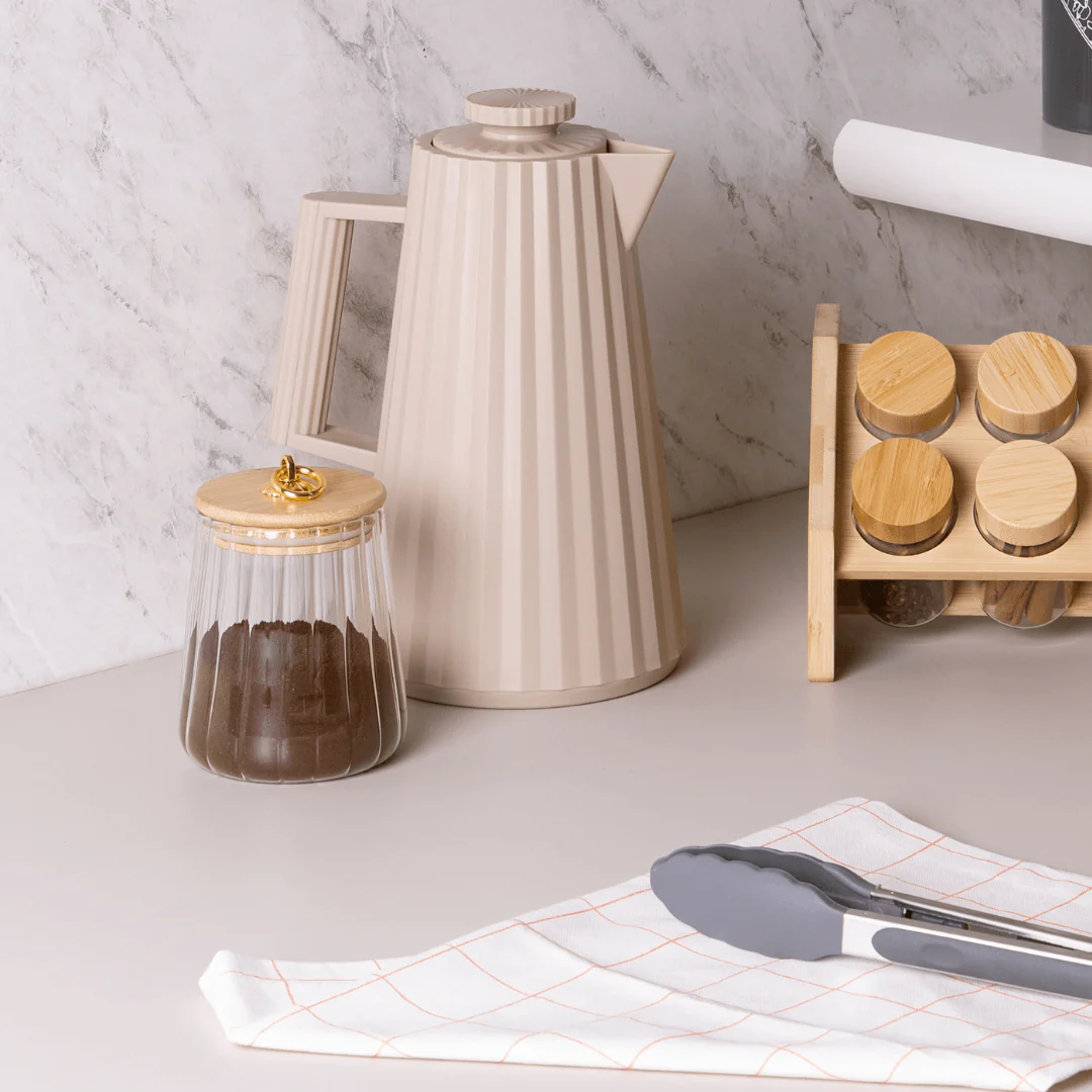 Pote de Vidro Classic com Tampa de Bambu 650ml - Image 3