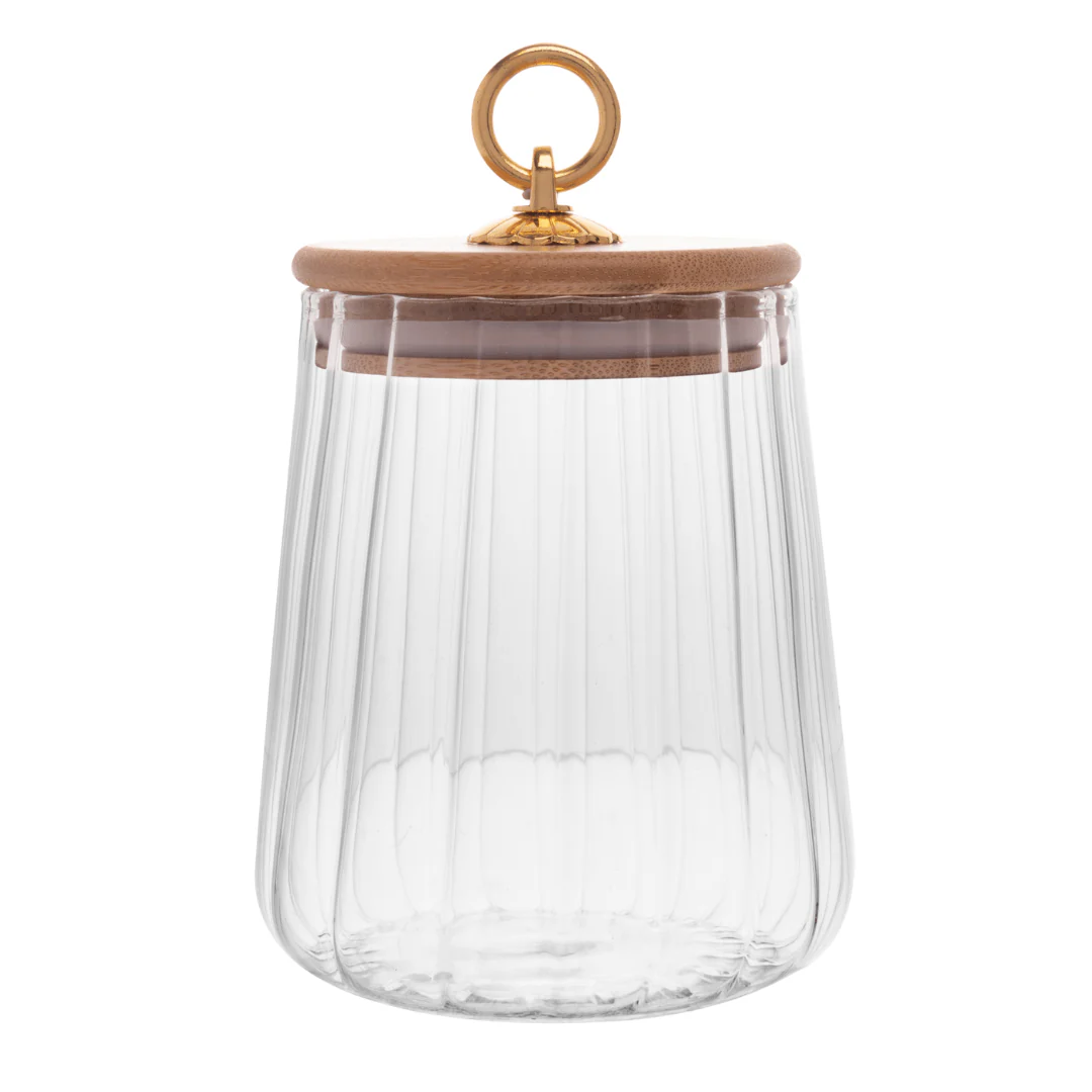 Pote de Vidro Classic com Tampa de Bambu 650ml - Image 6