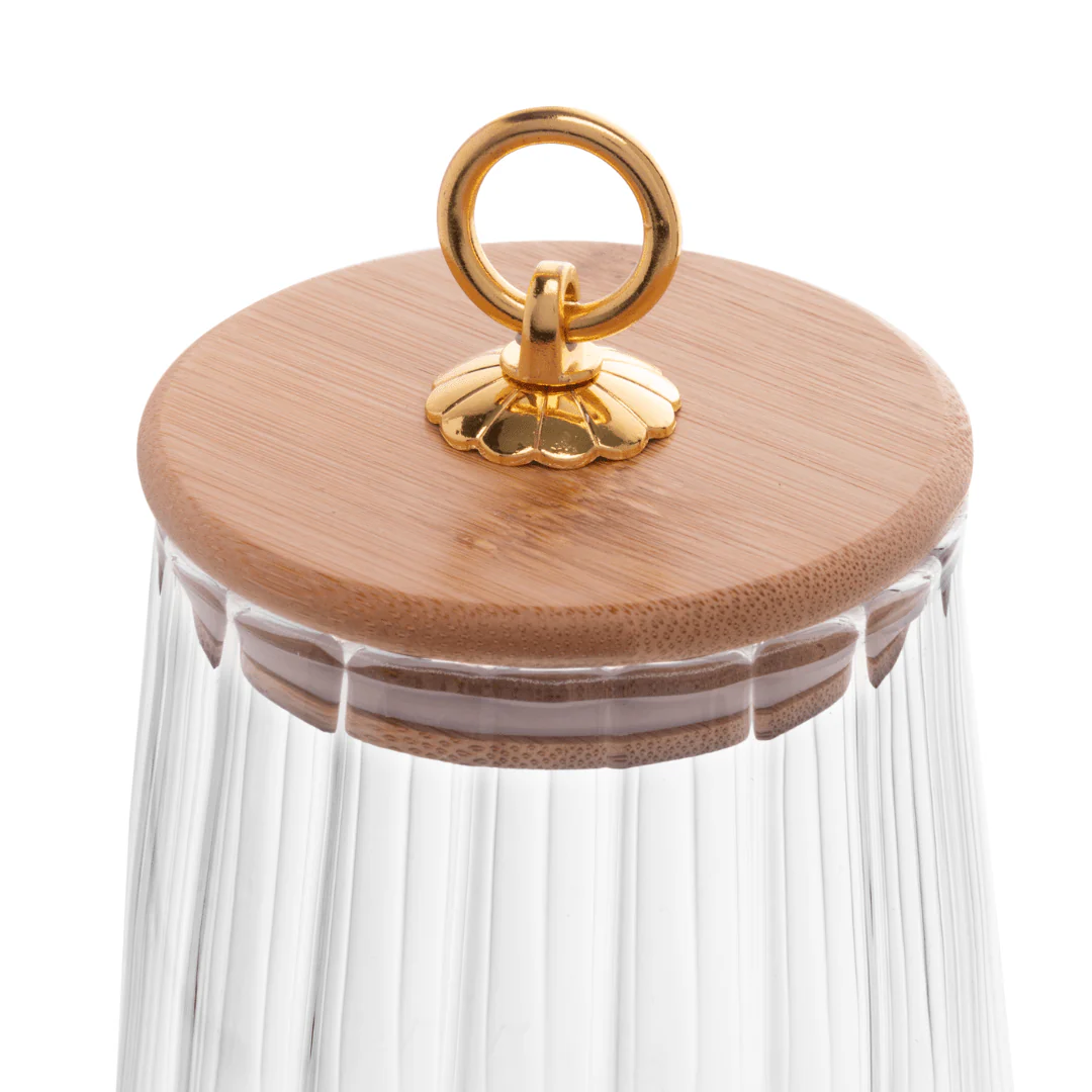 Pote de Vidro Classic com Tampa de Bambu 650ml - Image 7
