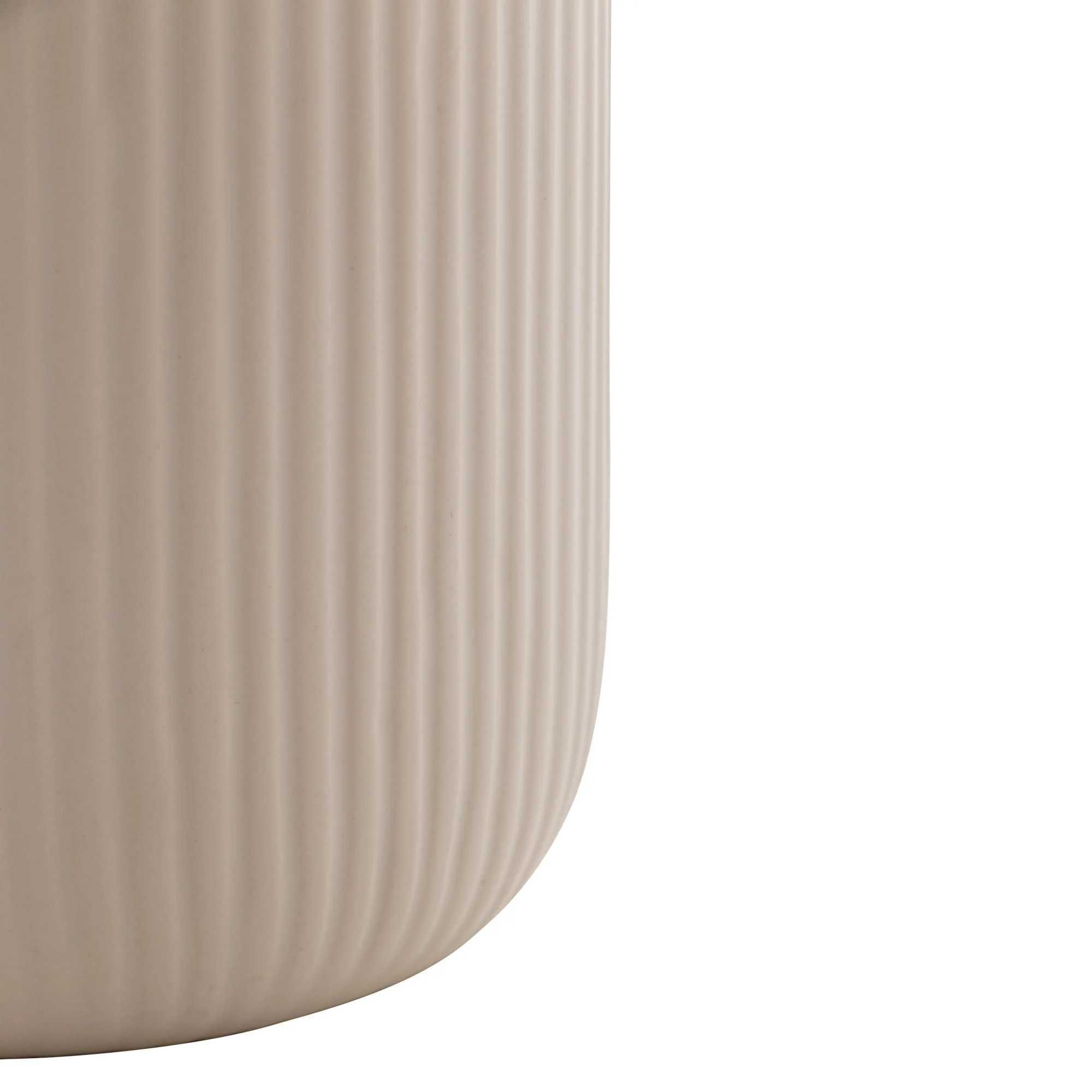Pote Decorativo de Cerâmica com Tampa De Bambu Com Pegador De Corda Lines Branco 15cm - Image 6