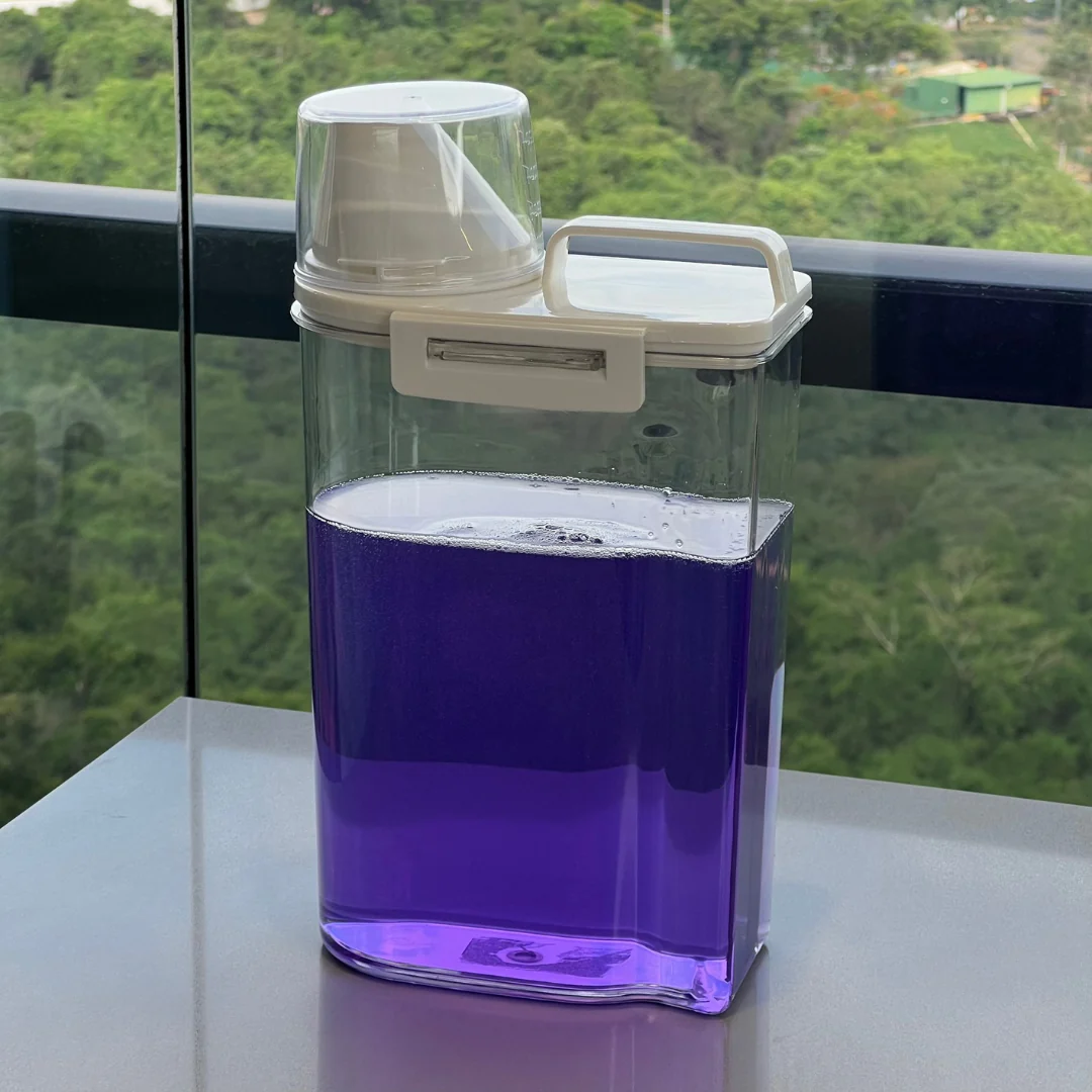 Pote Hermético com Copo Medidor G 2,5 Litros Ela Decora - Image 3