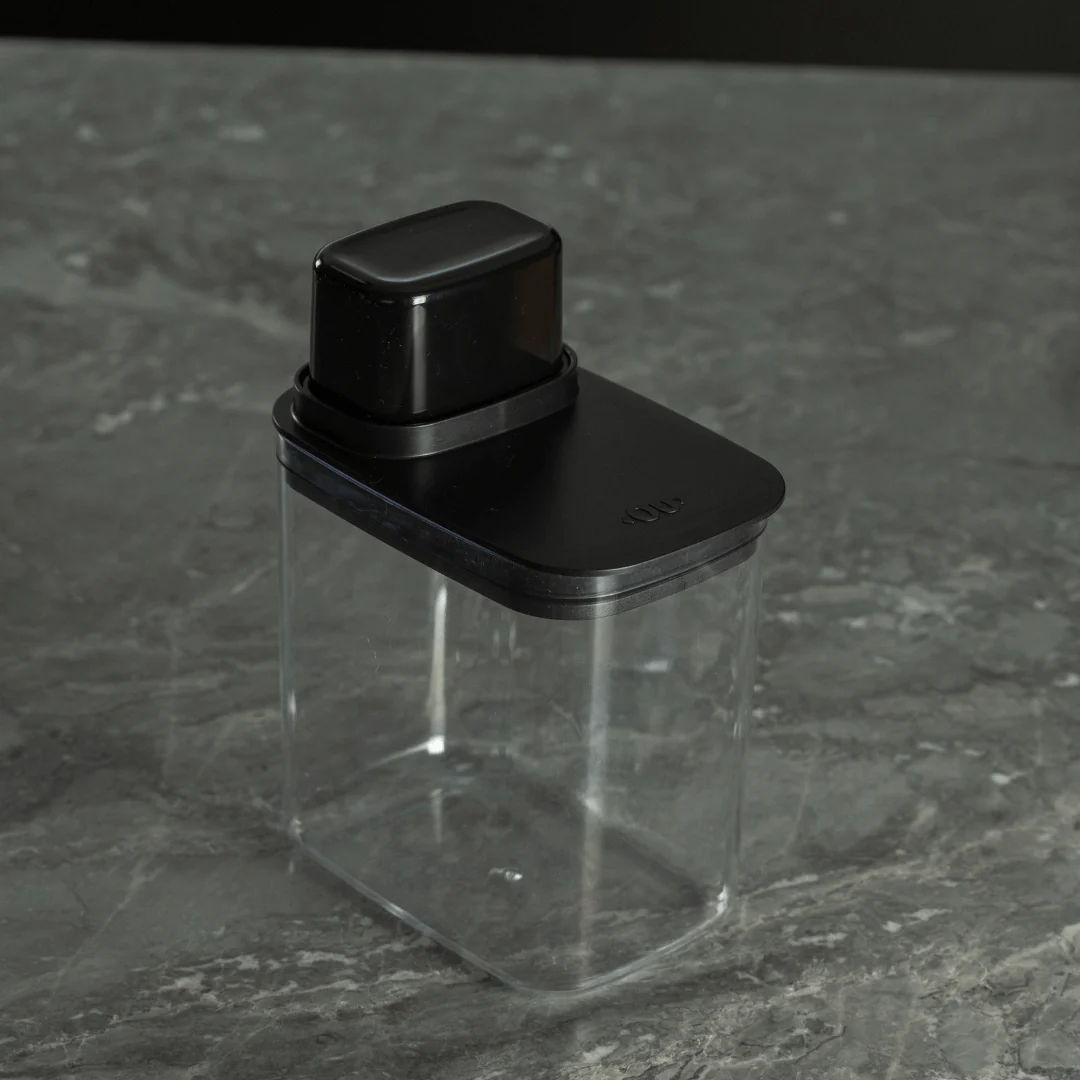Pote Hermético com Medidor Drop Preto 1,5L - Image 4