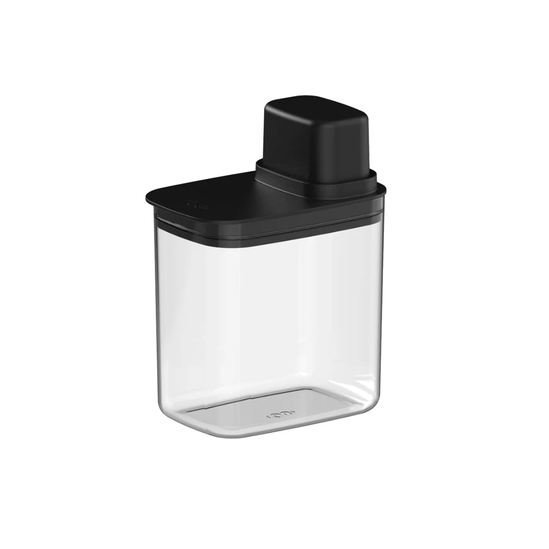 Pote Hermético com Medidor Drop Preto 1,5L - Image 5