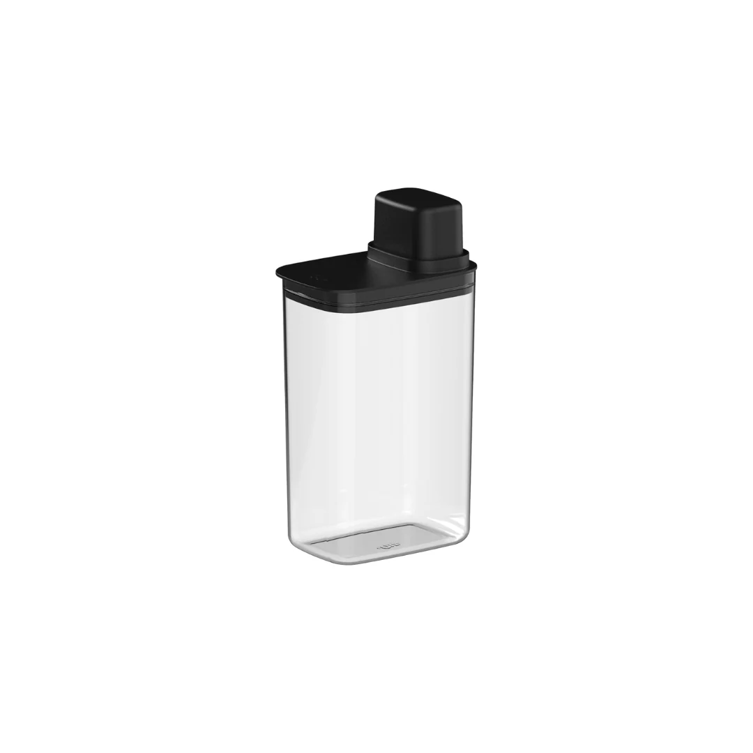 Pote Hermetico com Medidor Drop Preto 2,3L - Image 4