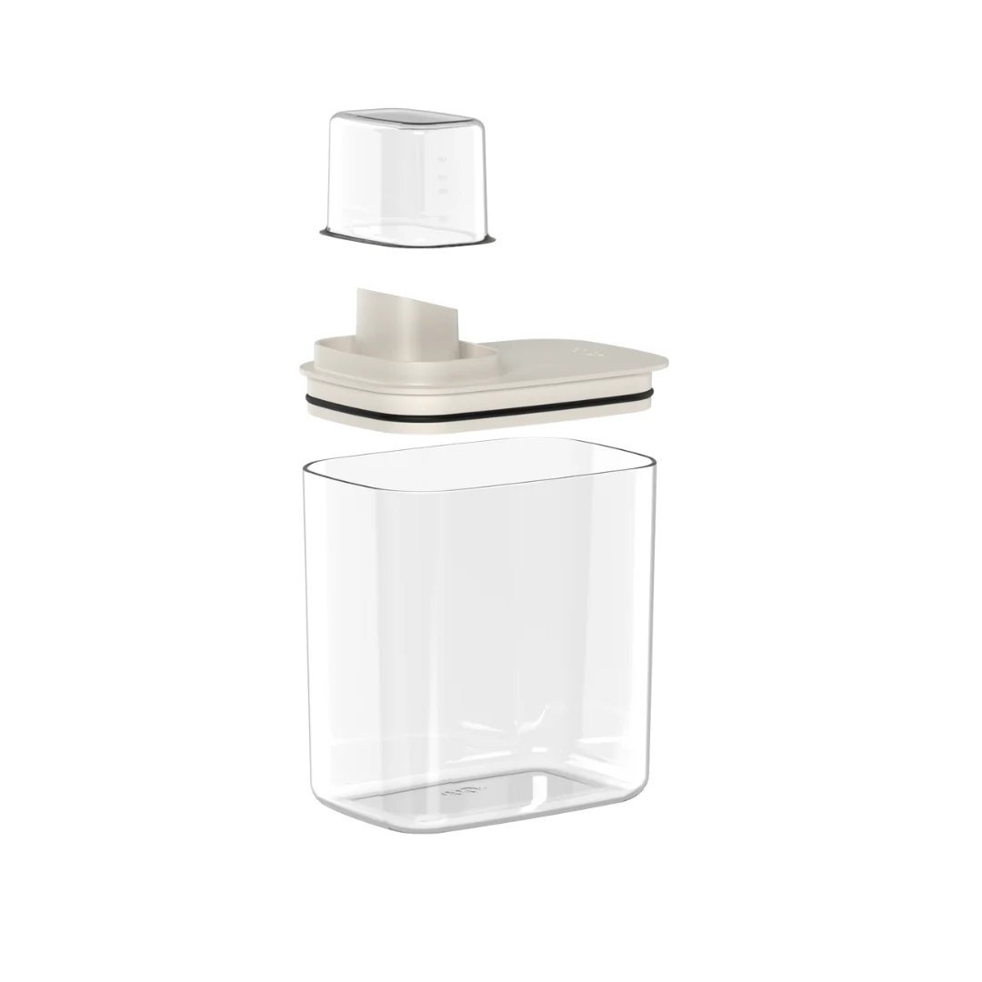 Pote Hermético Dispenser Flow Bege 1,5 Litros - Image 10