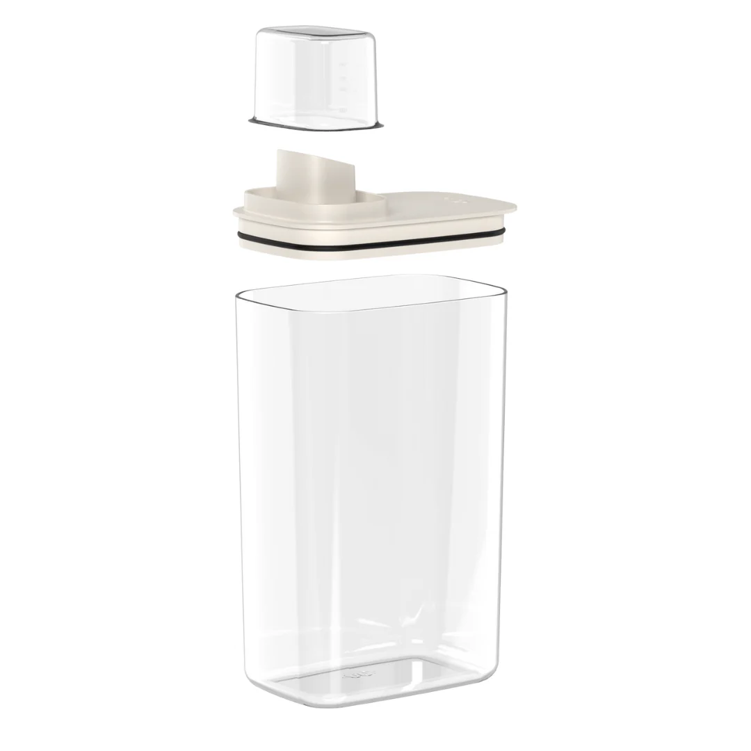 Pote Hermético Dispenser Flow Bege 2,3 Litros - Image 8