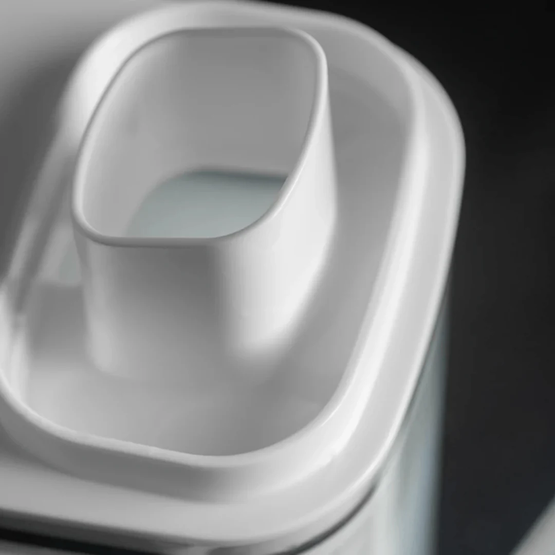 Pote Hermético Dispenser Flow Branco 1,5 Litros - Image 6
