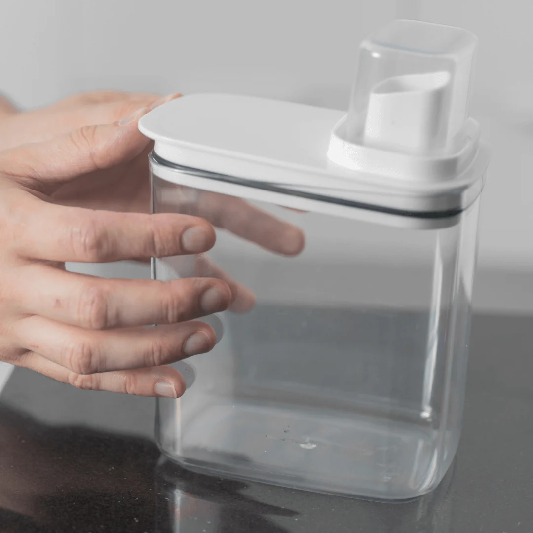 Pote Hermético Dispenser Flow Branco 1,5 Litros - Image 7