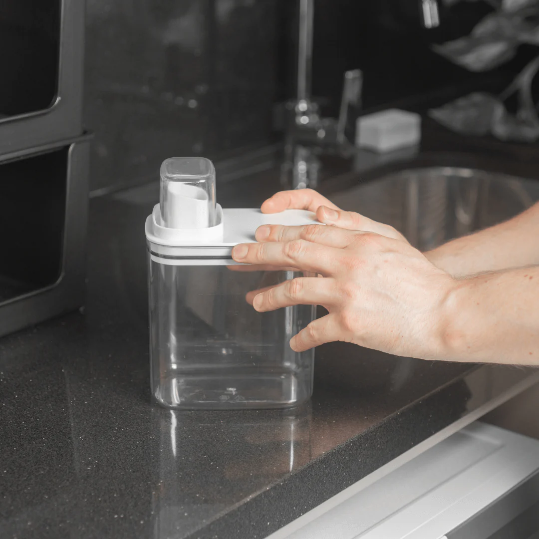Pote Hermético Dispenser Flow Branco 1,5 Litros - Image 8