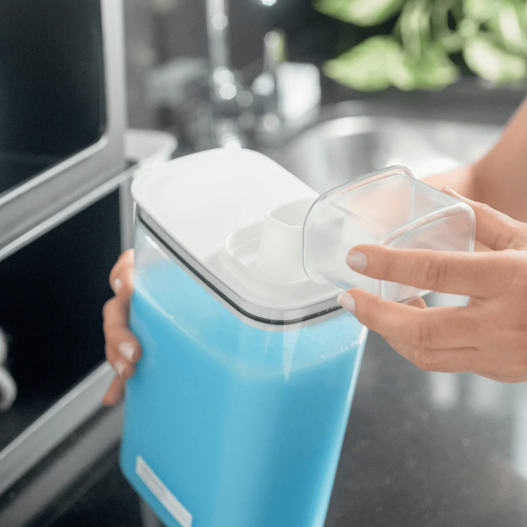 Pote Hermético Dispenser Flow Branco 2,3 Litros - Image 3