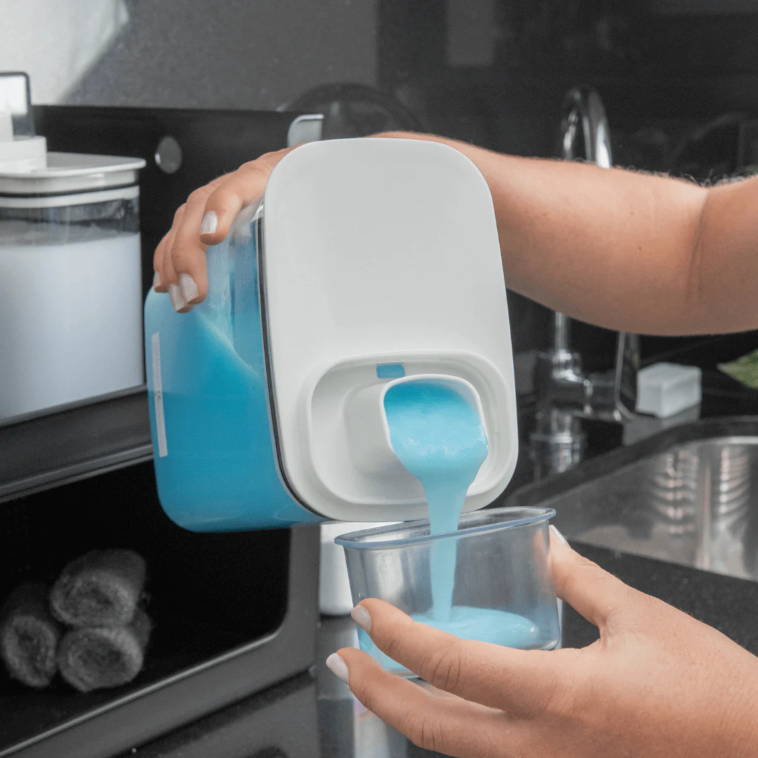Pote Hermético Dispenser Flow Branco 2,3 Litros - Image 4