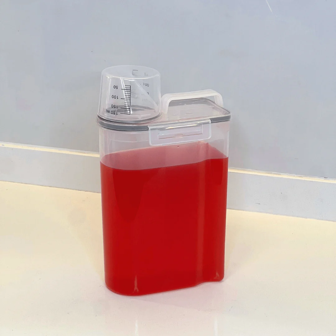 Pote Hermético Porta Mantimento com Copo Medidor de Plástico 2,5L - Image 3