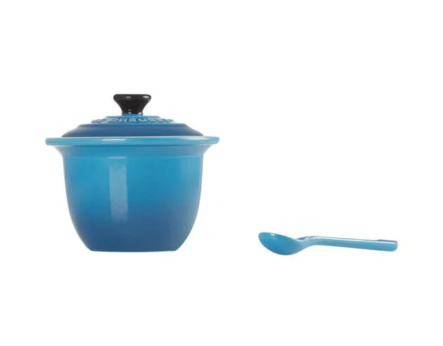 Pote Para Condimento Indiano Açucareiro Azul Marseille Le Creuset - Image 5
