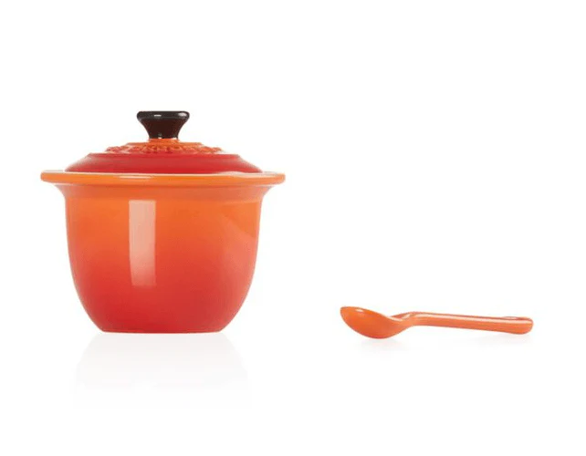 Pote Para Condimento Indiano Açucareiro Laranja Le Creuset - Image 4