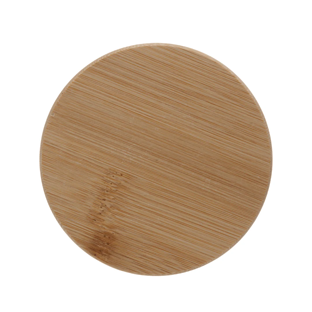 Pote de Vidro Canelado com Tampa de Bambu 800ml - Image 12