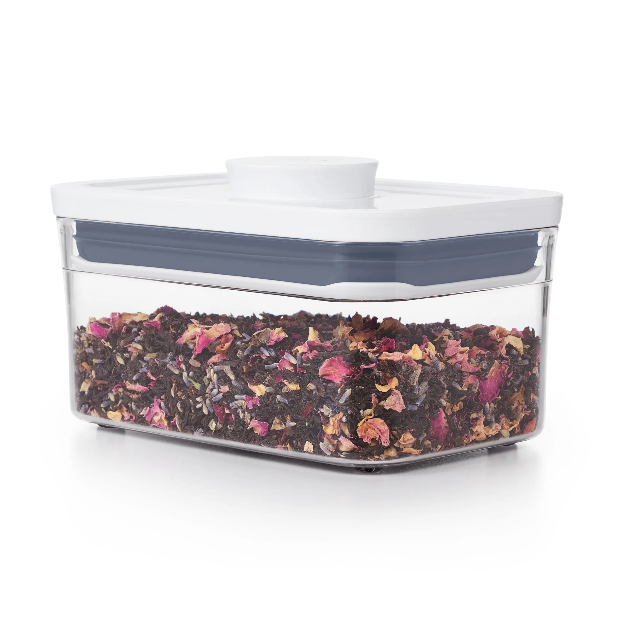 Pote Pop Retangular com Tampa Hermética 600ml Oxo
