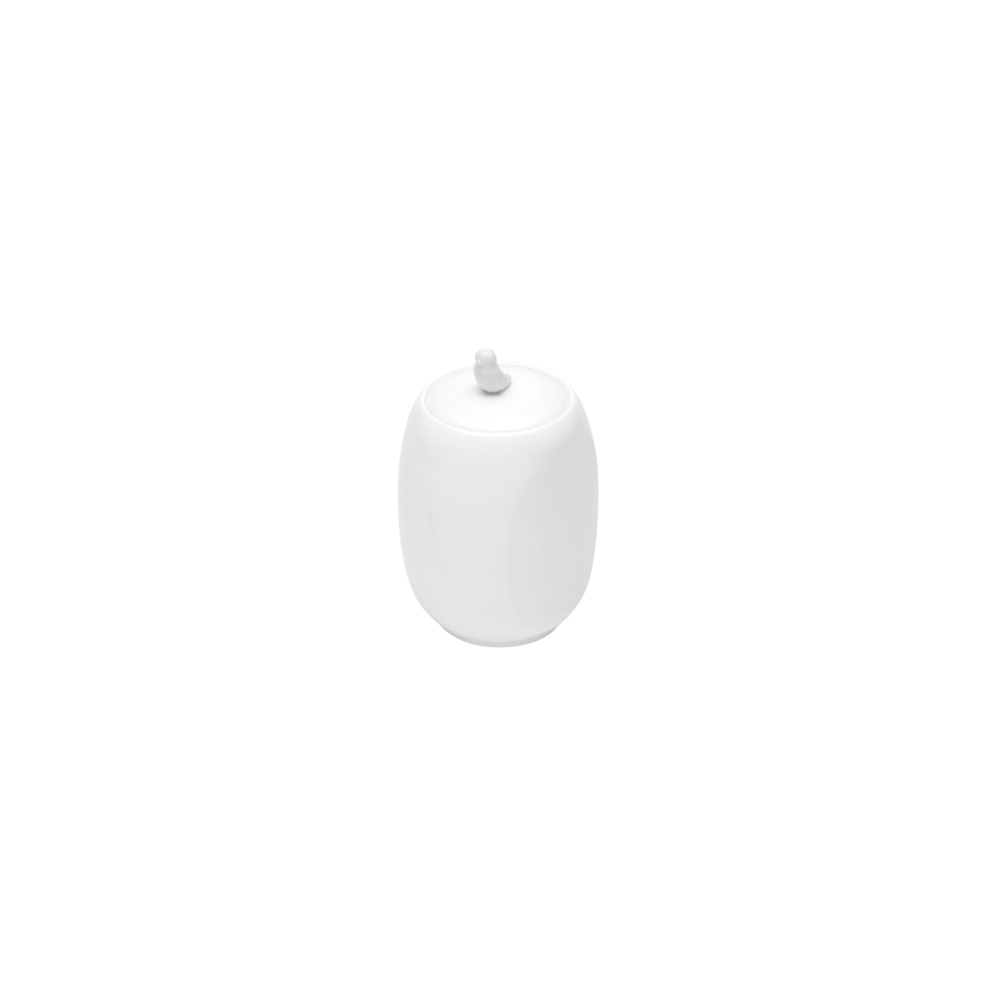 Pote Porcelana Birds com Tampa Branco 17cm - Image 2
