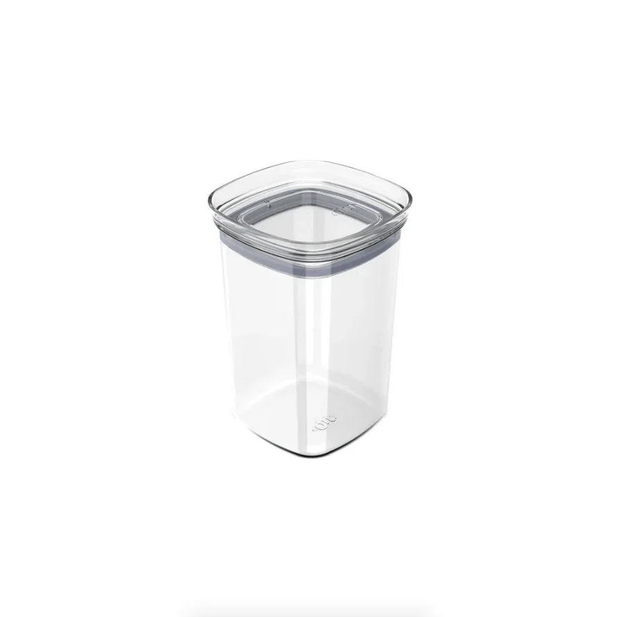Pote Porta Mantimento Organizador Quadrado com Tampa Hermética Natural 1 Litro - Image 13