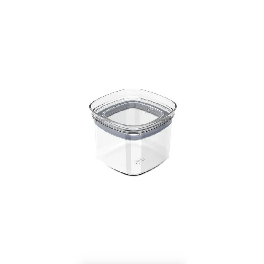 Pote Porta Mantimento Organizador Quadrado com Tampa Hermética Natural Block 450ml - Image 7
